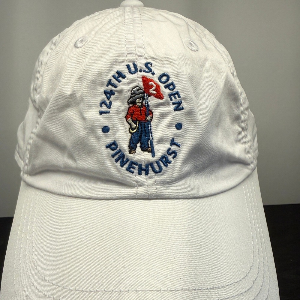 Ahead 124th US Open Pinehurst USGA Member Hat White Lightweight Cap C47LGT